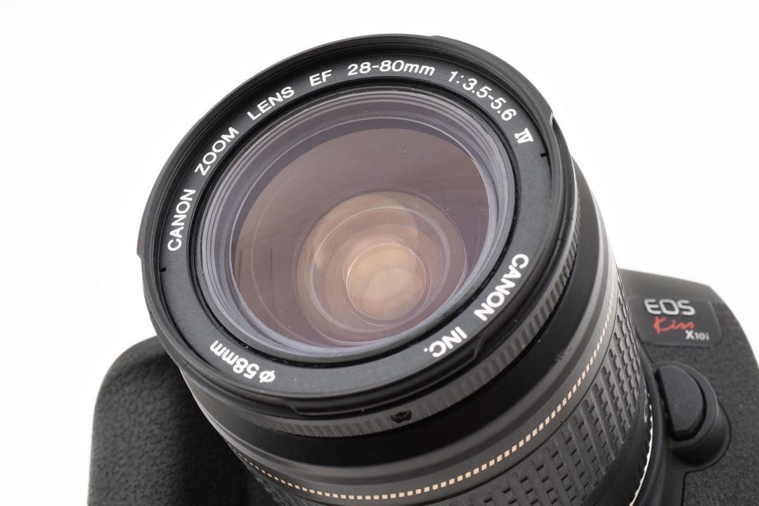 保証/canon kiss x10i標準レンズセットCanon EF28-80㎜