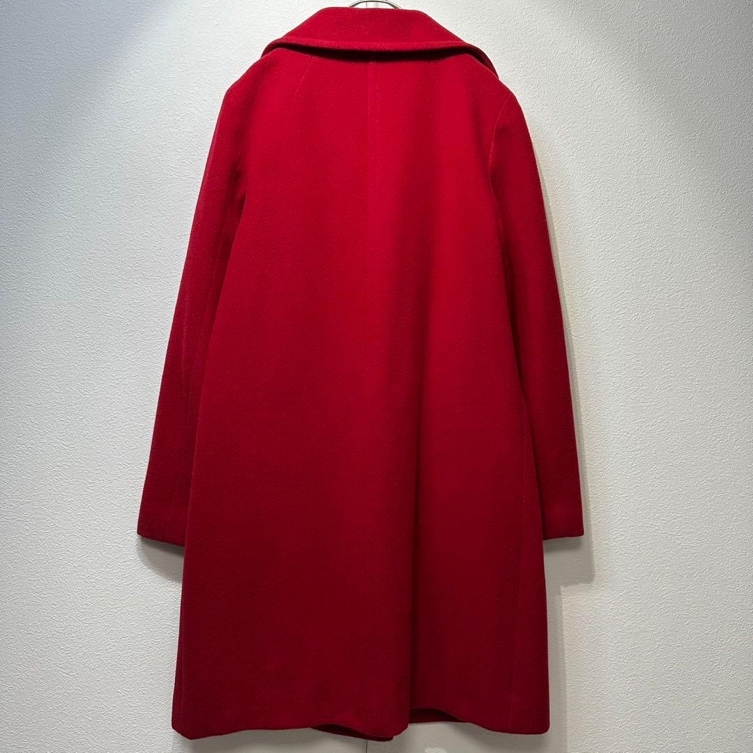 希少 バーバリー ブルーレーベル 上質 ウール デザイン チェスターコート 38