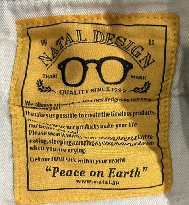 ＊ネイタルデザイン G55フラップ サルエル デニムパンツ W32 L20