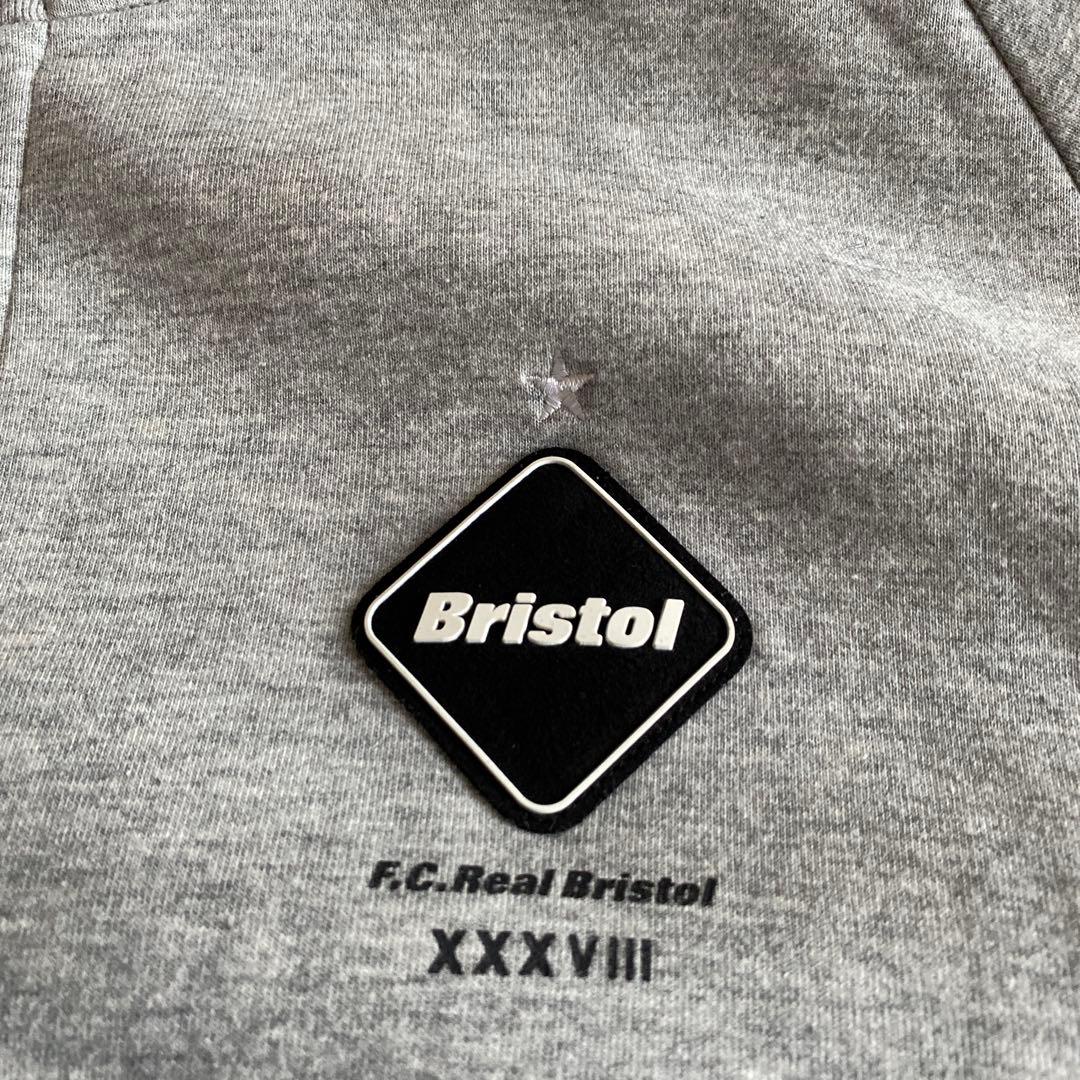 Bristol パーカー　グレー　ジップ　フード付き