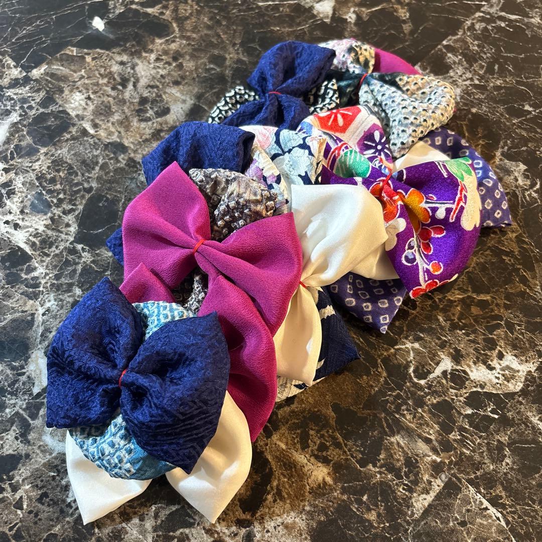 みーさま 4点 髪飾り ヘッドドレス 着物リメイク 七五三 753