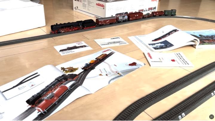 märklin / メルクリンの蒸気機関車セット(レール付)