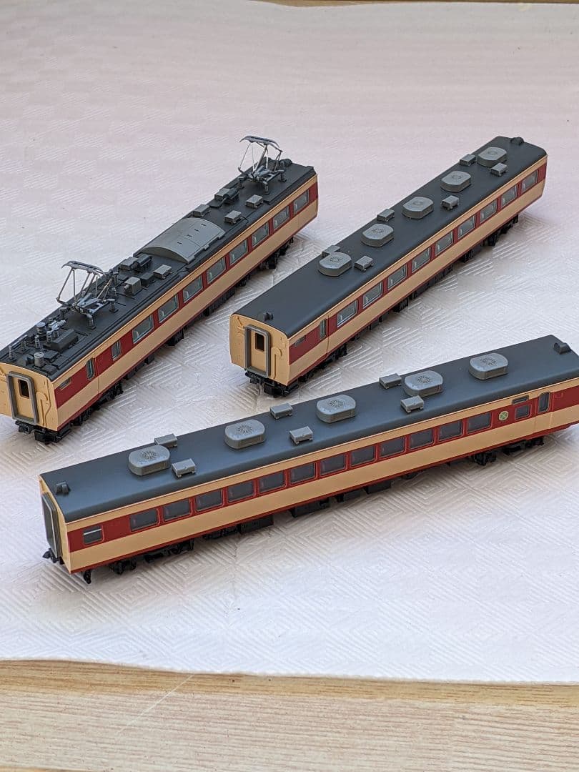 【ジャンク品】TOMIX国鉄485-1000系中間車3両セット【HM付属】