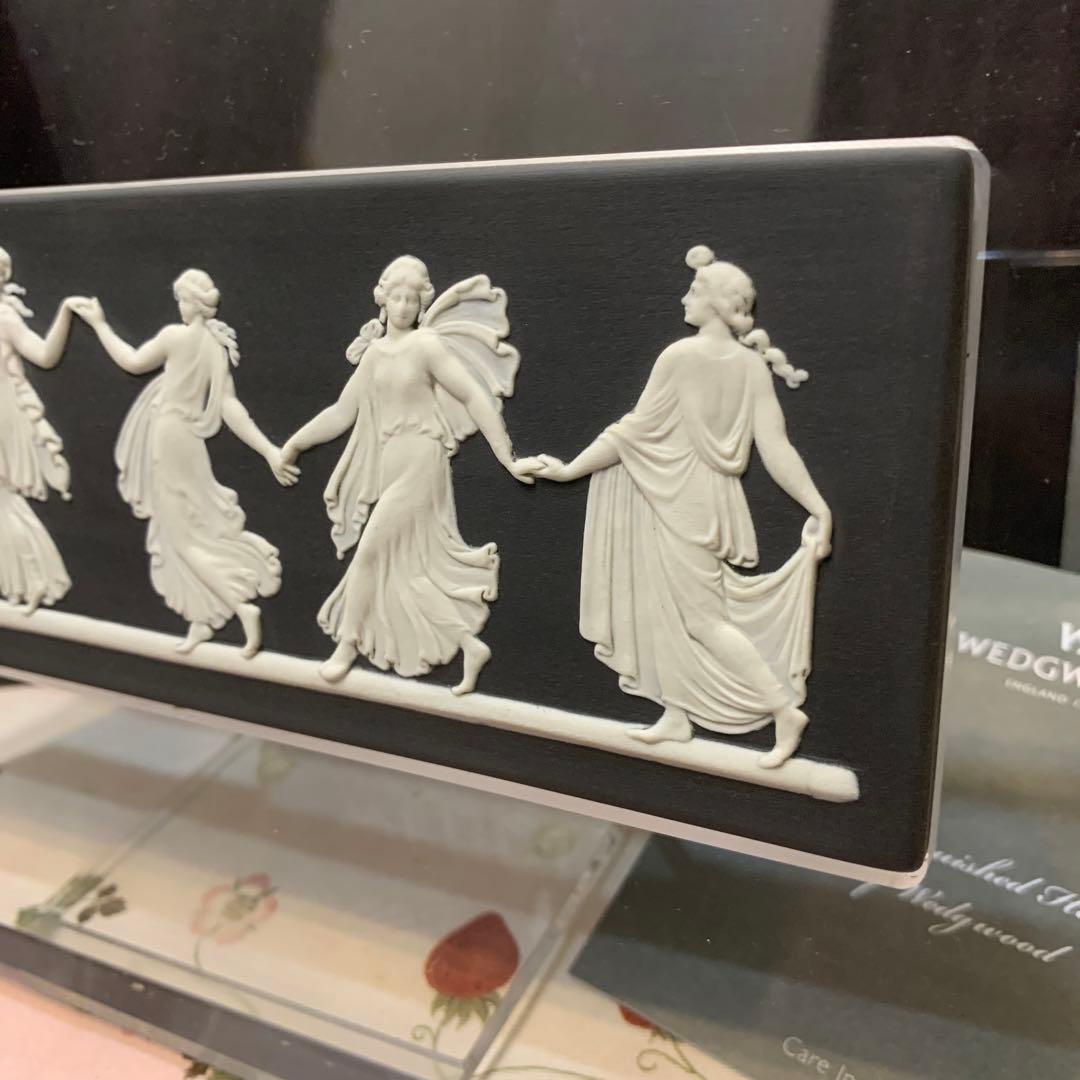 希少　ウェッジウッド ジャスパー　ダンシングアワー　陶板　壁掛け　プラーク