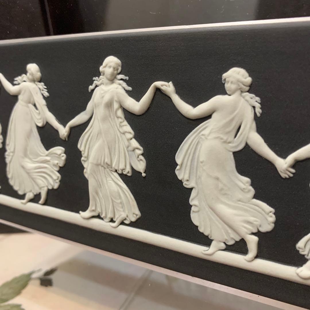 希少　ウェッジウッド ジャスパー　ダンシングアワー　陶板　壁掛け　プラーク