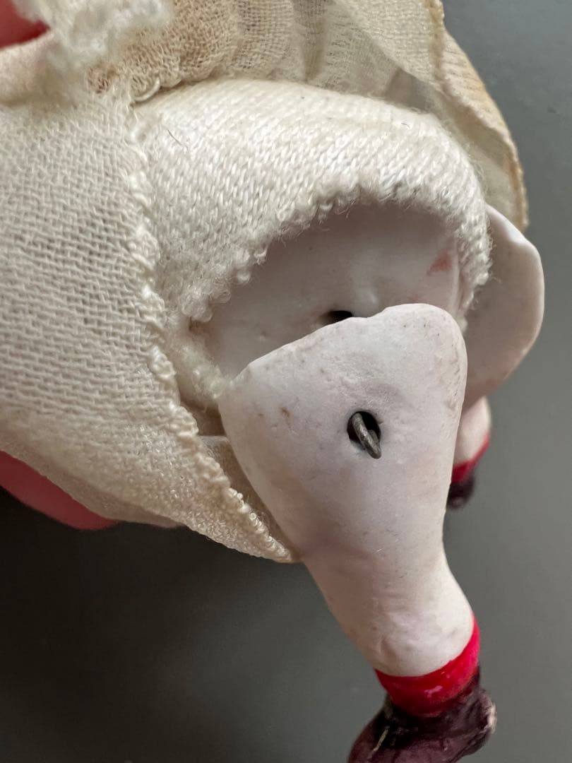 【アンティーク】ドイツ製 描き目 オールビスク 女の子 9cm