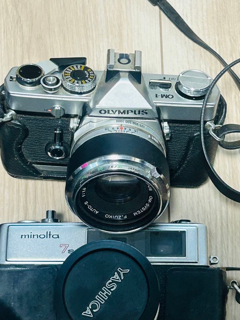 カメラ4台　Nikon Pentax Olympus minolta