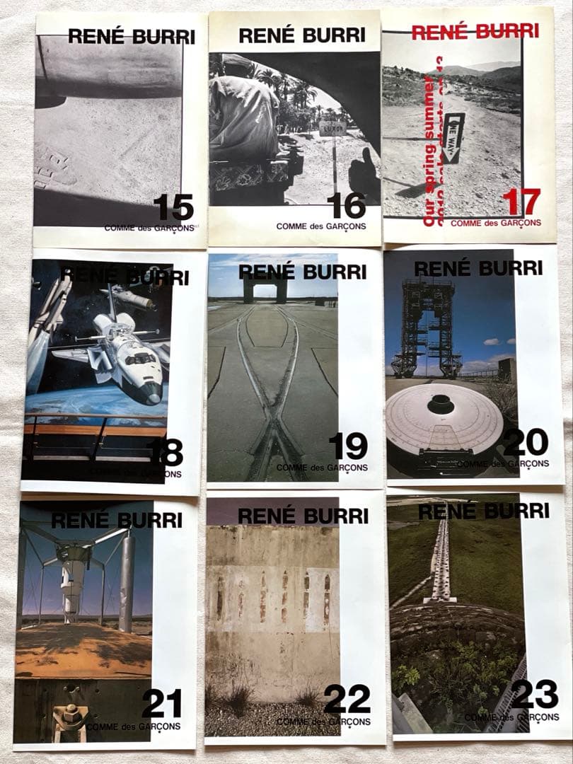 RENE BURRI ルネ・ブリ コムデギャルソンDM 37冊 封筒付