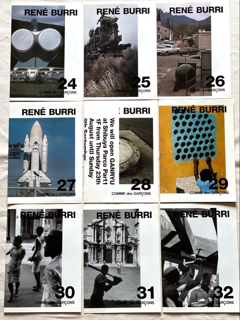 RENE BURRI ルネ・ブリ コムデギャルソンDM 37冊 封筒付