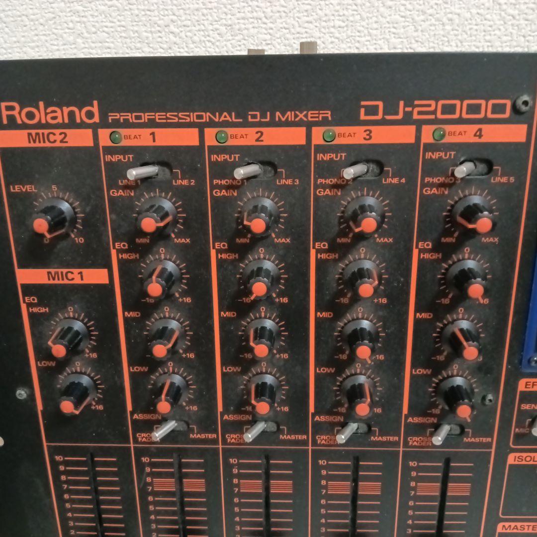ROLAND DJ-2000 ミキサー 通電確認済 訳あり