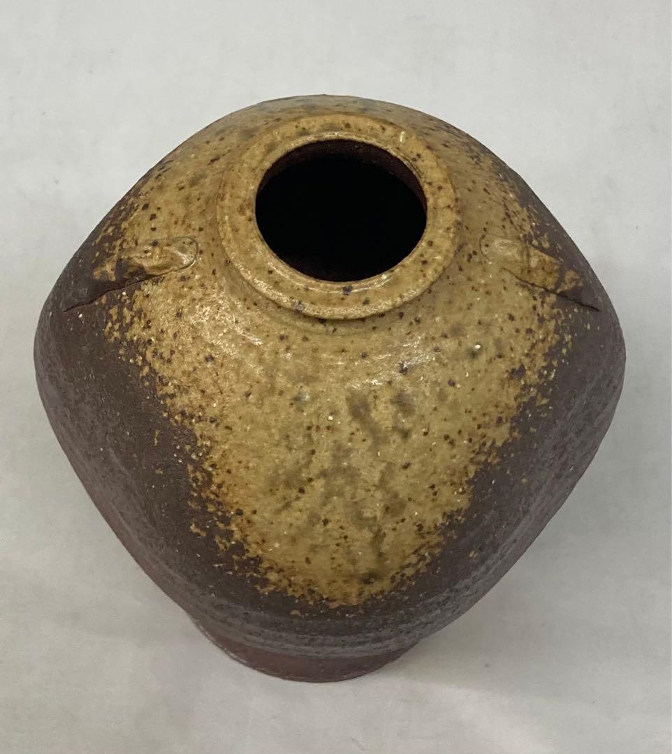 B163b  高橋楽斎作　花入・徳利・玉露茶器　3点セット　共箱　極箱