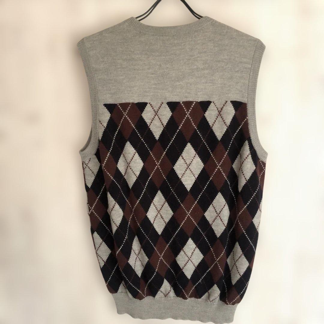 95' 初期　アンダーカバー　スカル期　アーガイル　ニットベスト　ジョニオ着