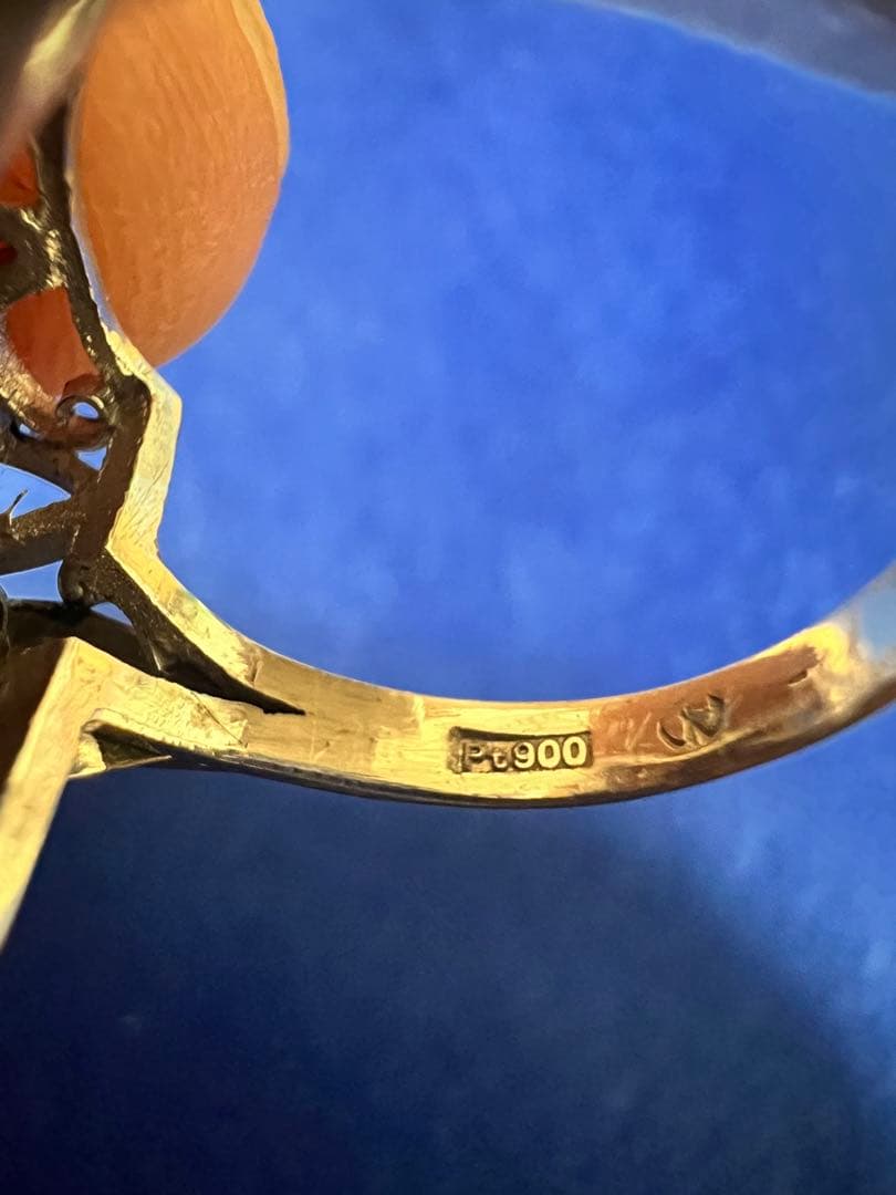 アメジストリング PT900プラチナリング