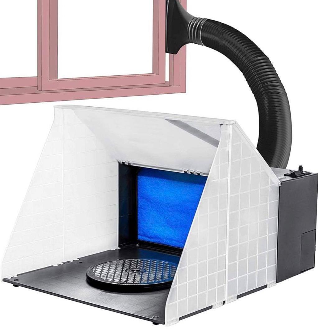 エアブラシブース　スプレーワーク