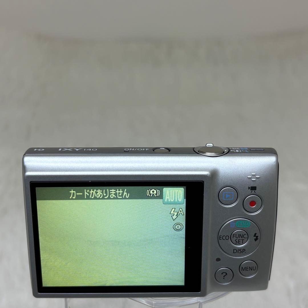 美品　Canon カメラ　IXY 140 PC2054 シルバー　コンデジ　可動
