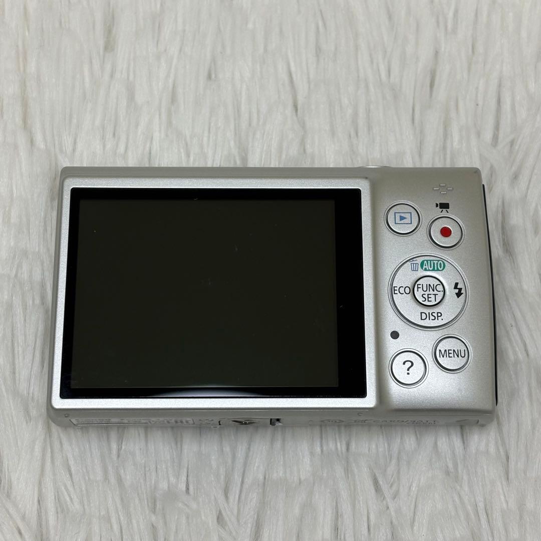 美品　Canon カメラ　IXY 140 PC2054 シルバー　コンデジ　可動