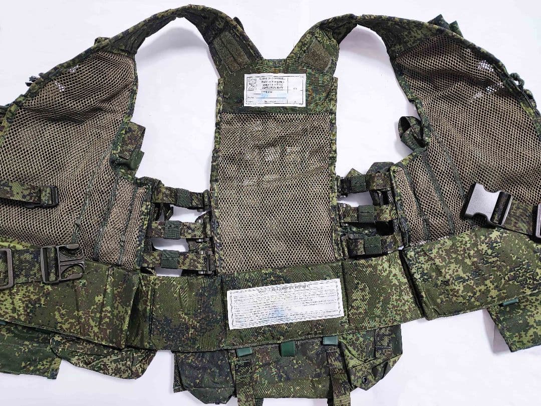 ロシア軍 実物 6sh117 新ロット タクティカルベスト バックパック セット