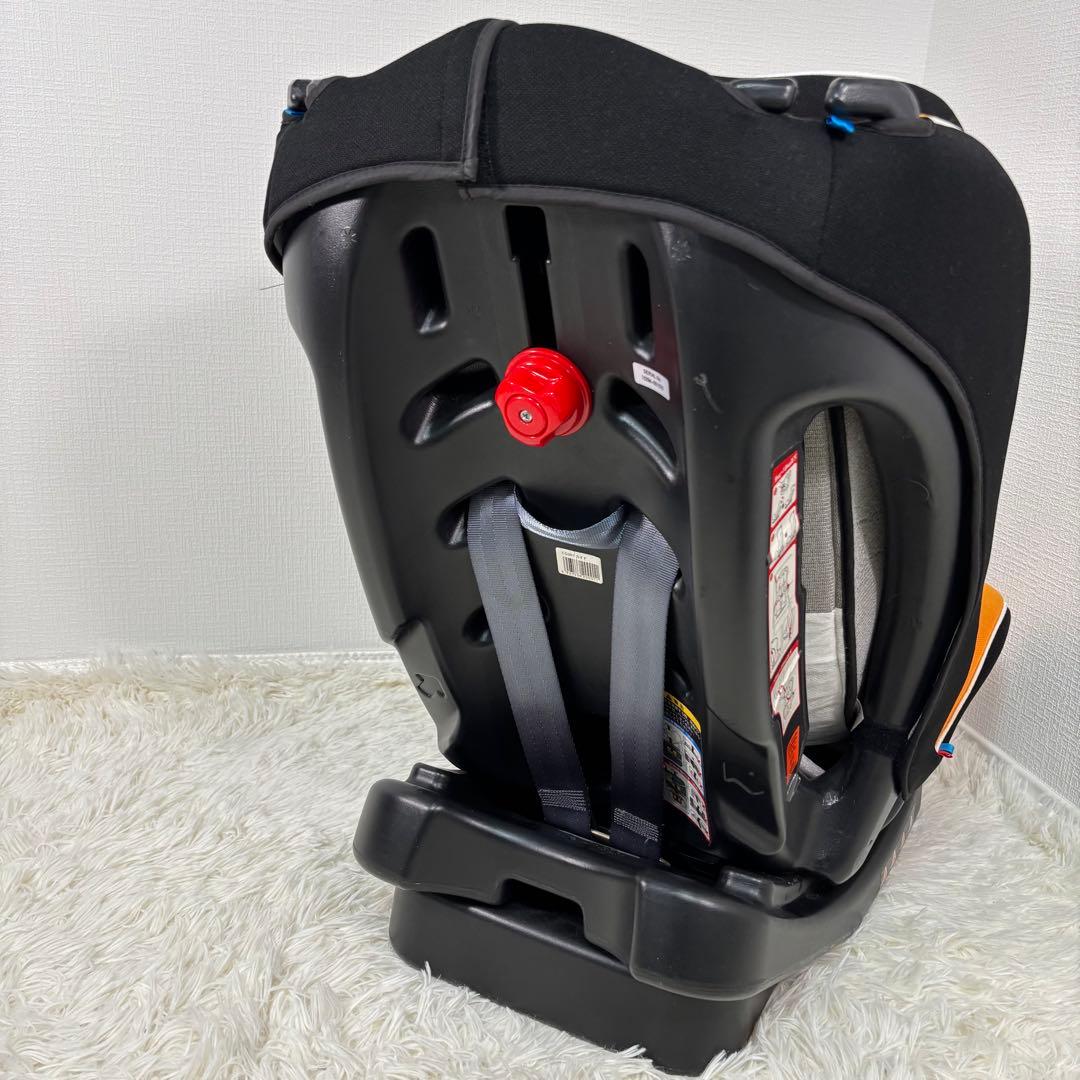 美品　リーマン　ジュニアシート　キッズシート　オレンジ　チャイルドシート