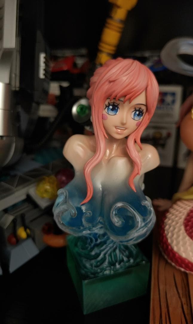 ワンピース しらほし Shirahosh 双頭彫 樹脂 彫刻 フィギュア