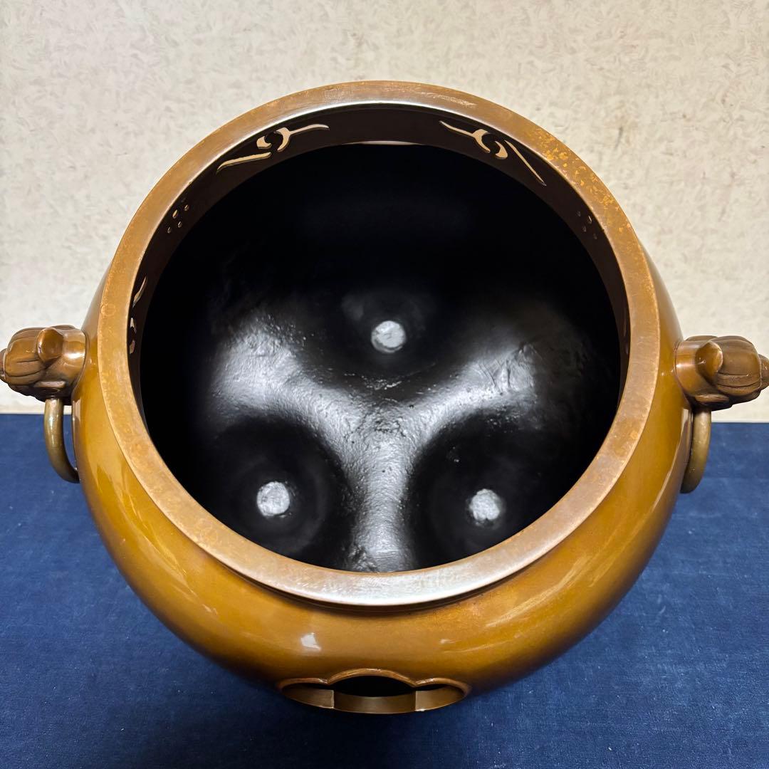 人間国宝敬典/風炉/茶釜/電熱器/唐銅鬼面風炉釜/野々田電熱器/敷板