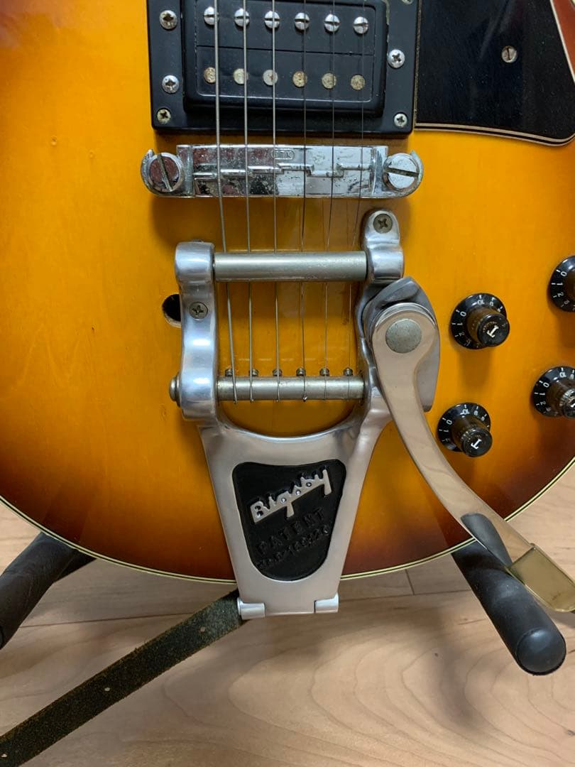 レスポール　Bigsby搭載　タバコサンバースト