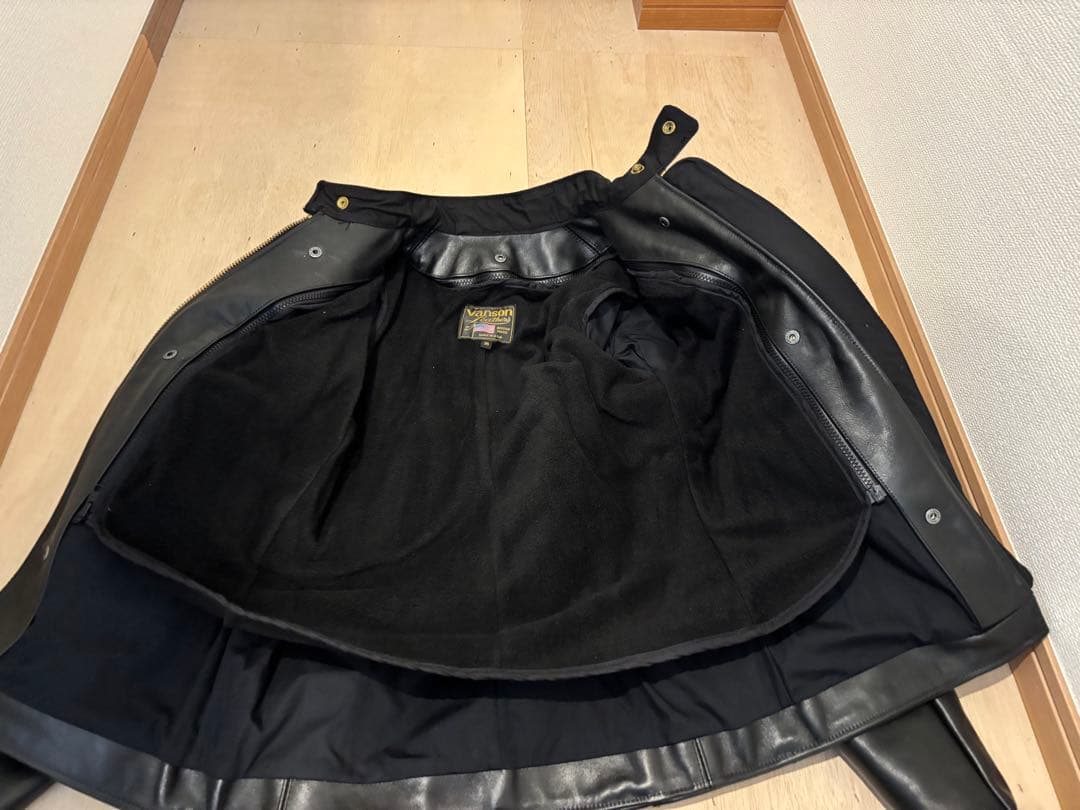 Vanson ジャケット 80625C 27 サイズ36 インナーベスト付き