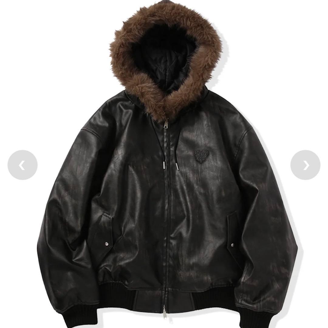 that's life ザッツライフ ファー付きレザージャケット