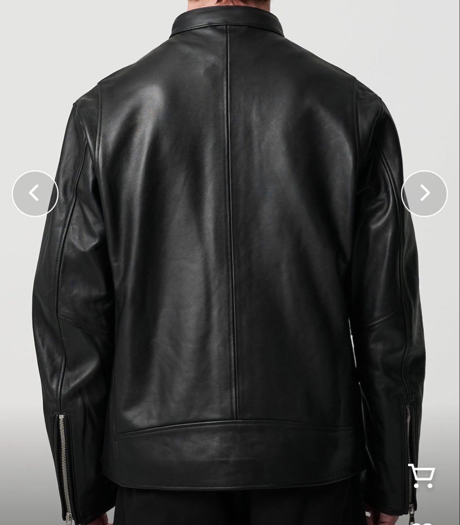 割引特価！BEAUTY&YOUTH ブラックM シングルライダースジャケット