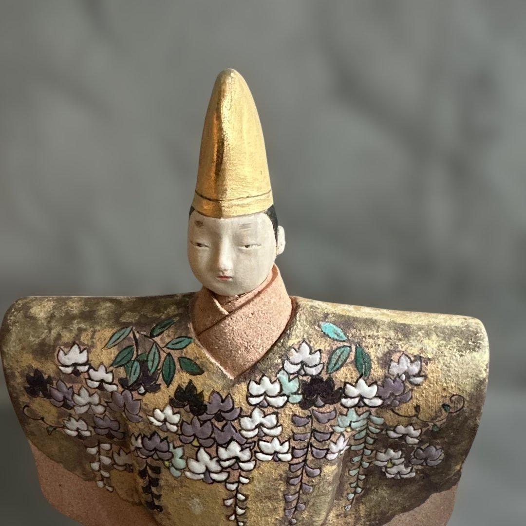 最終お値下げ❣️素晴らしい　立ち雛　圭子　陶器