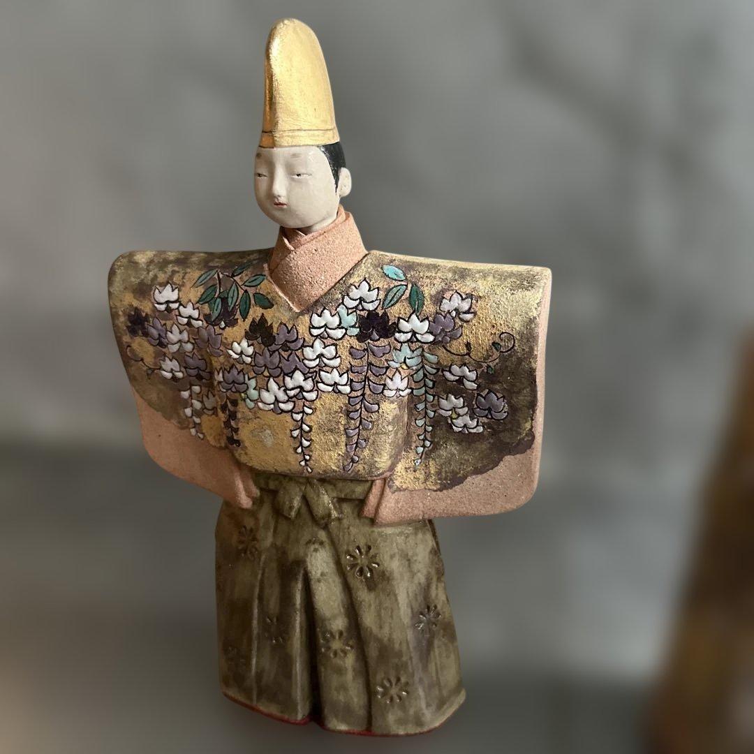最終お値下げ❣️素晴らしい　立ち雛　圭子　陶器
