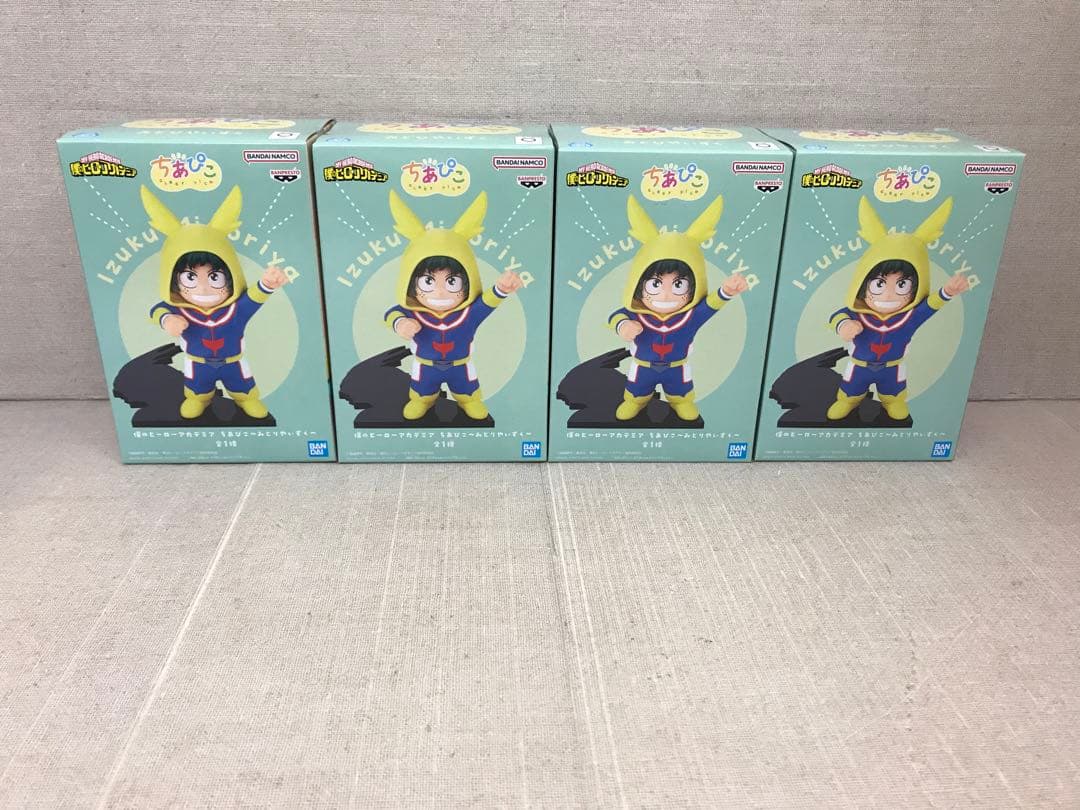 未開封品　僕のヒーローアカデミア　ちあぴこ〜みどりやいずく〜 4点セット