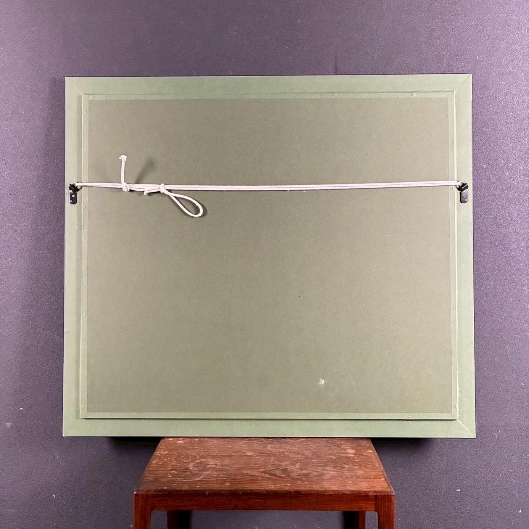 美品 ジョン・アルホーグ「サンライズイン～」ミクスドメディア ダイヤ・サイン入