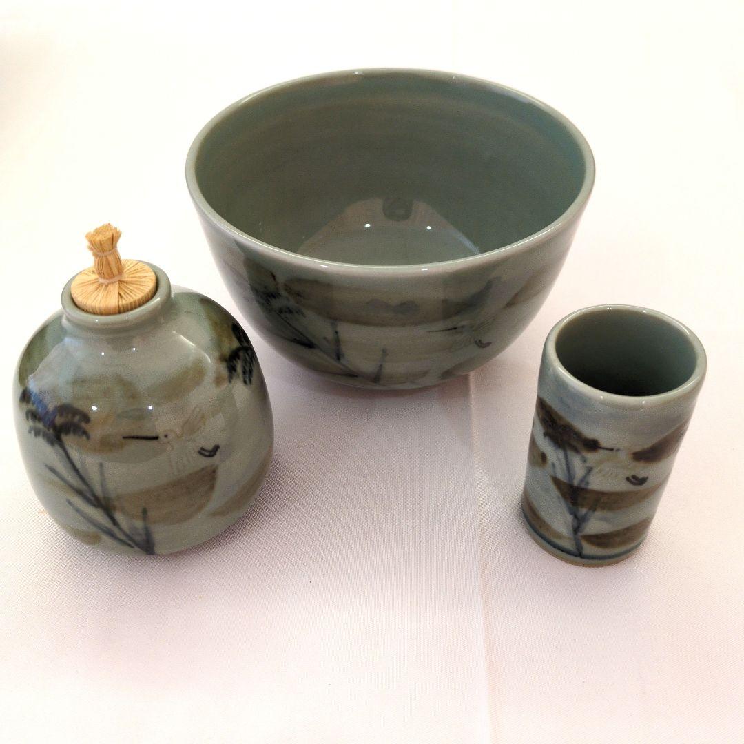 茶道具セット　茶箱　漆塗