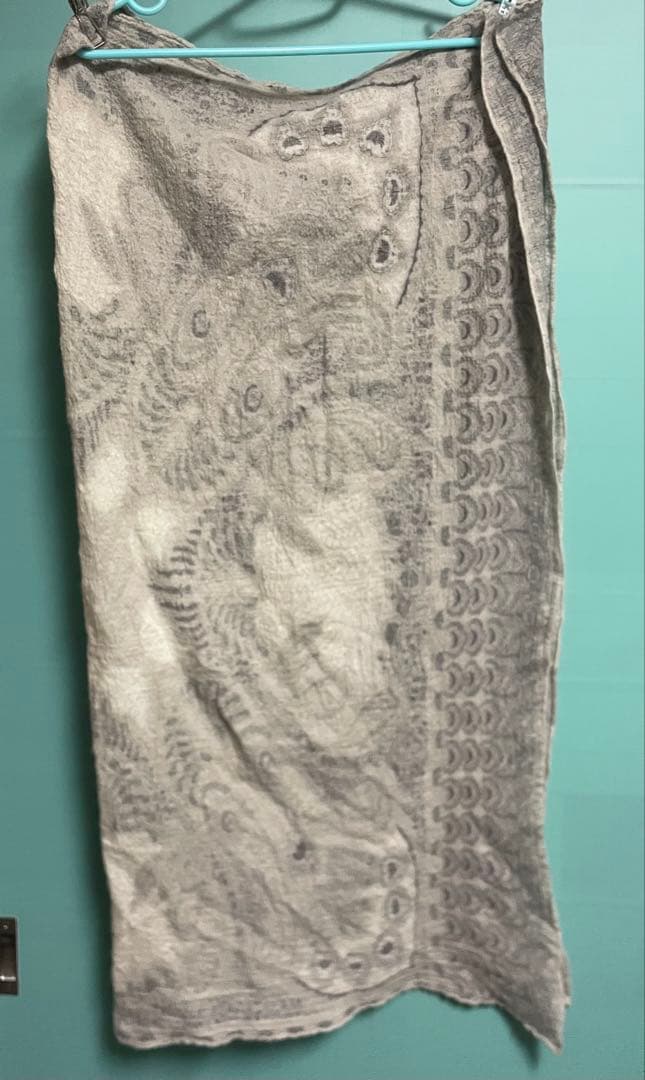 椎名林檎ストール　再生案件　ベージュ