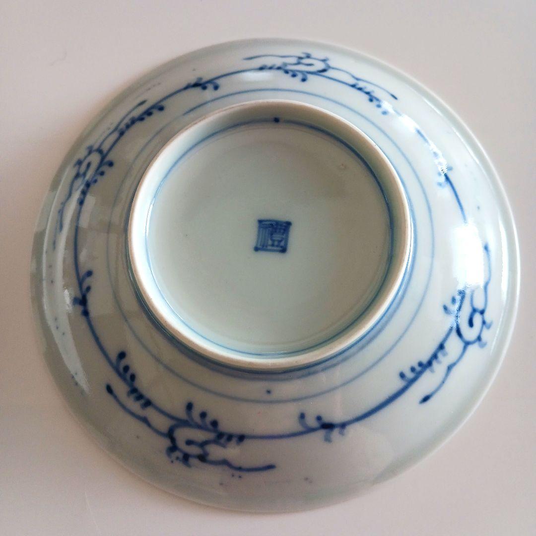 古伊万里　染付皿　15.5センチ
