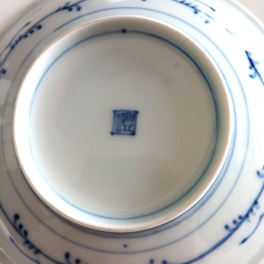 古伊万里　染付皿　15.5センチ