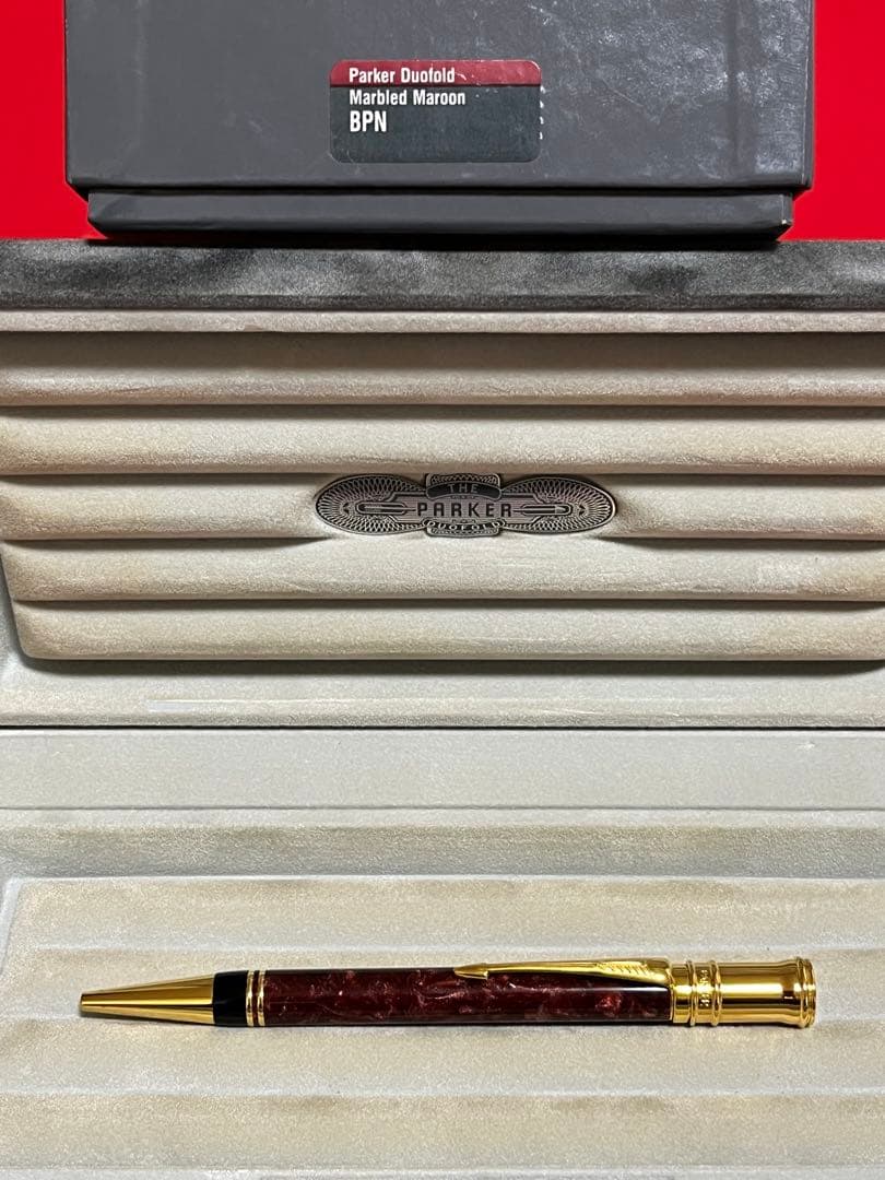 パーカーボールペン デュオフォールド‼️綺麗‼️専用ケース入‼️
