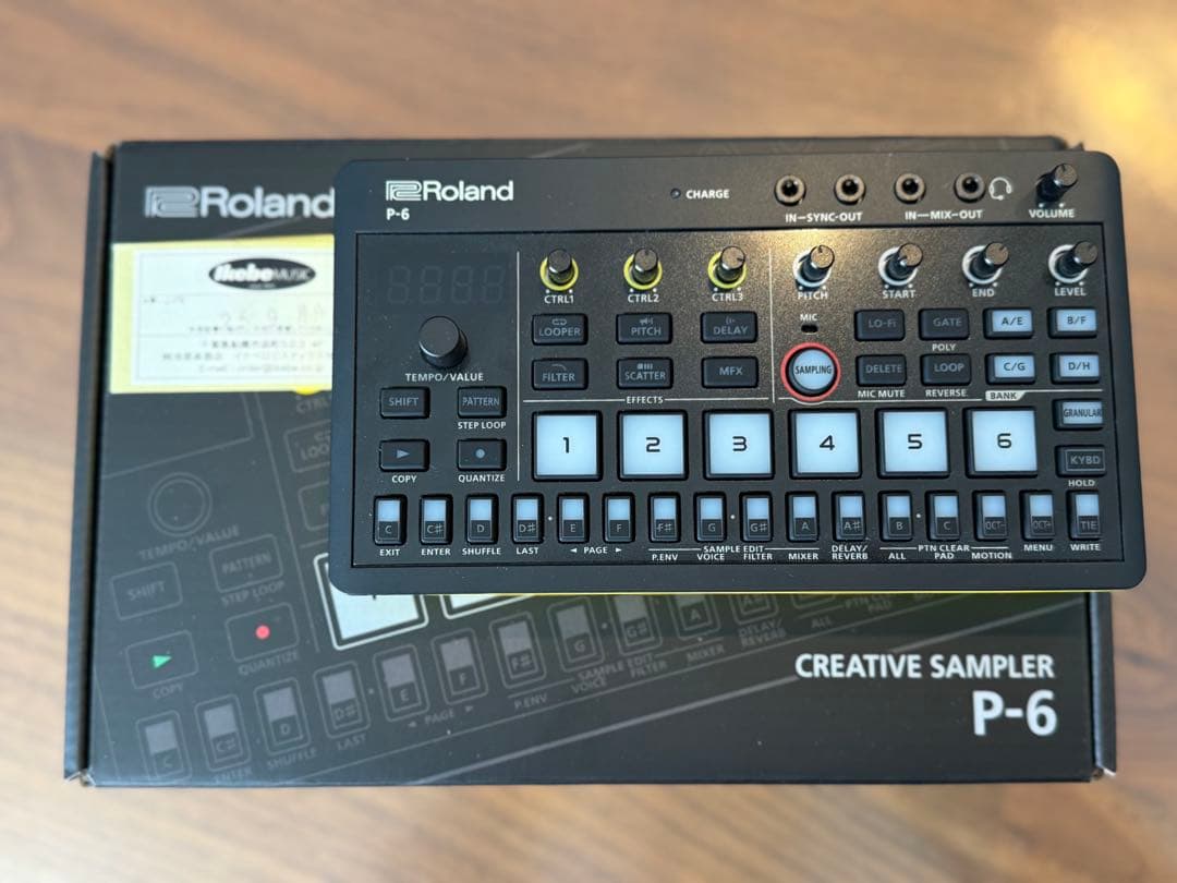 DJ機材 Roland AIRA Compact P-6 CREATIVE SAMPLER
