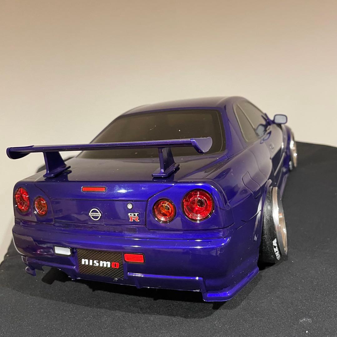 タミヤ　日産　スカイラインgt-r r34 1/10 ラジコンボディ　yd-2