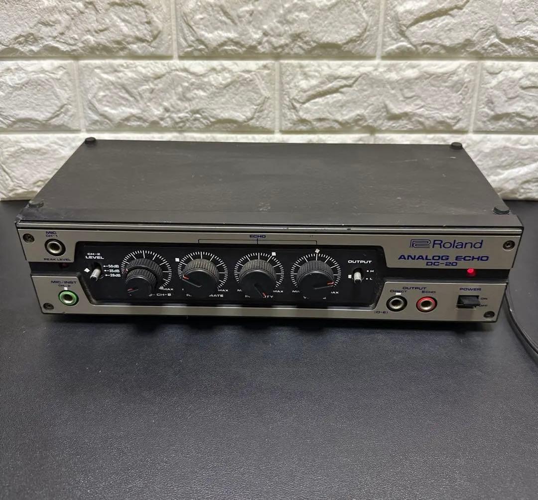 希少　Roland アナログエコー DC-20 通電確認済　現状品