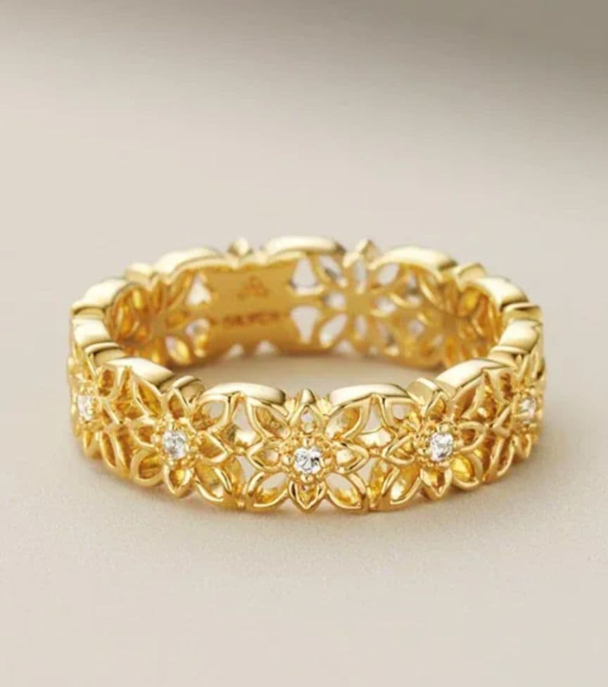 たま様☆4℃ Eau Douce シルバー リング ゴールド