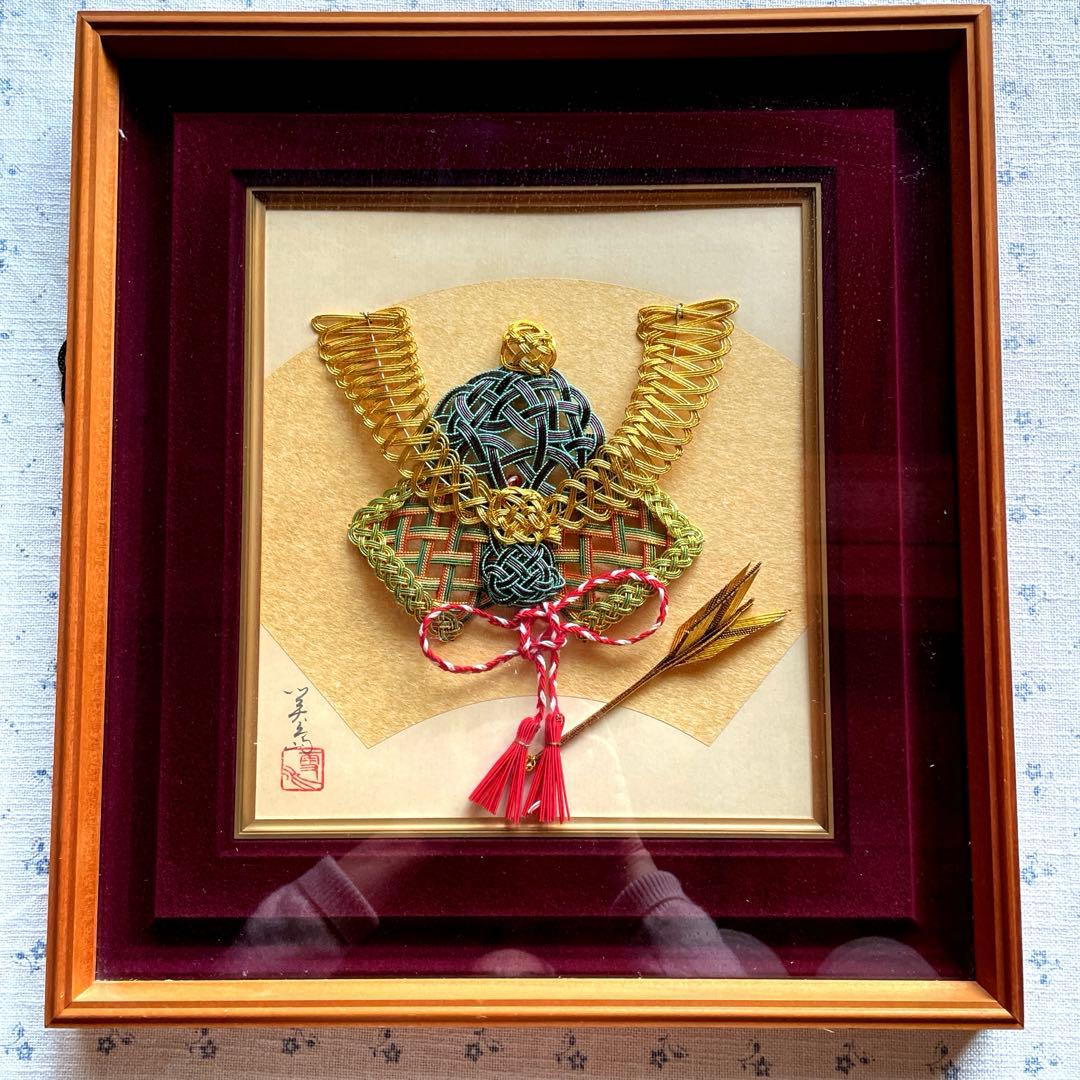 兜　五月人形　水引で作った兜飾り