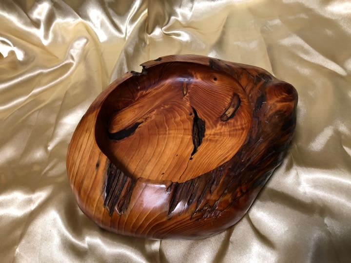 肥松木工品　盆、菓子器、装飾品、他