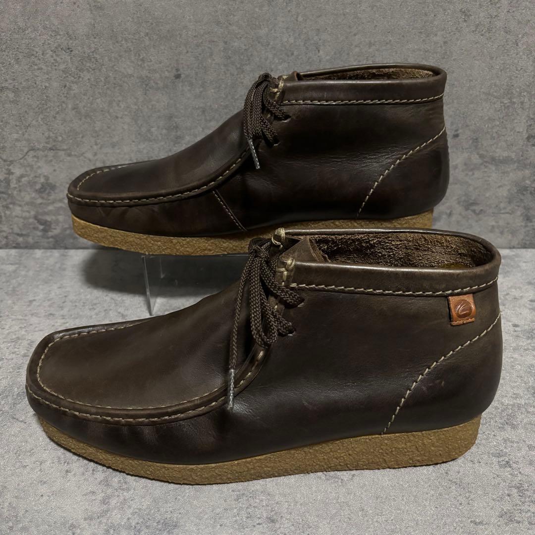 ♡未使用級♡ クラークス　ワラビー　スムースレザー　本革　ブラウン　1707