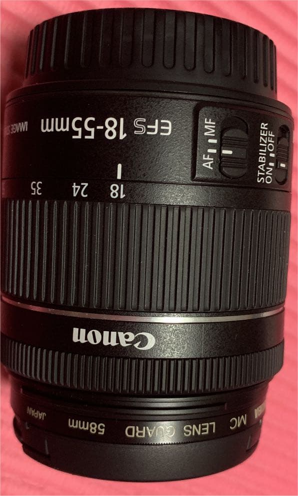 レンズ(ズーム) Canon EF-S18-55mm F4.0-5.6 IS STM F4-5.6