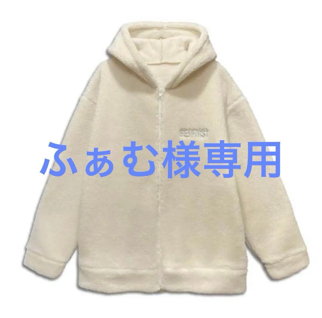 BE:FIRST ビーファースト ボアジャケット L サイズ　フリースフード付き