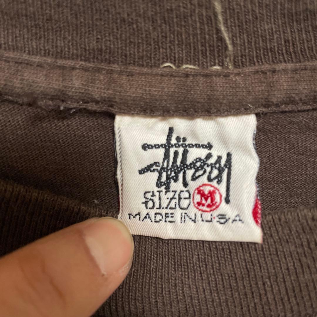 オールドstussy Sport Tシャツ M ブラウン
