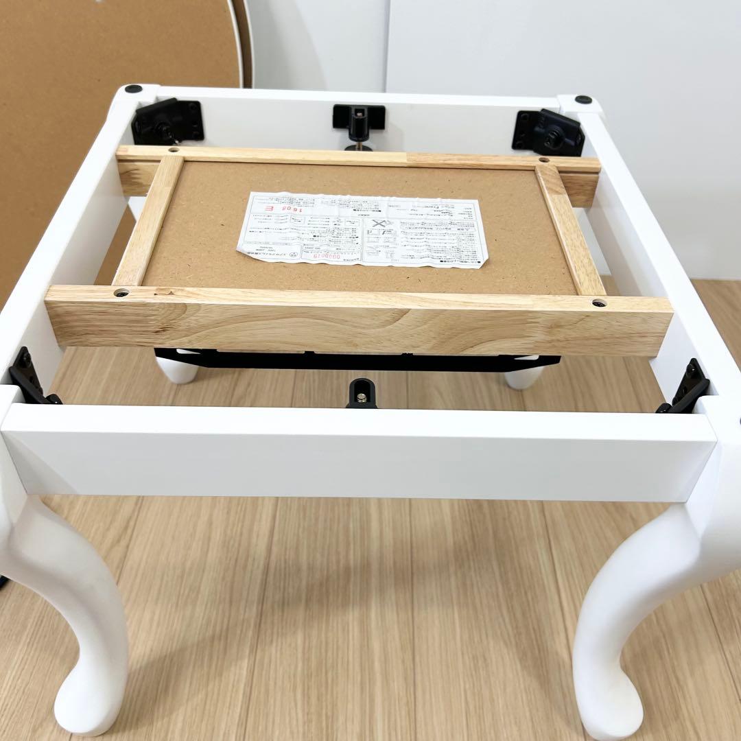 美品❗️ Francfranc こたつ 猫脚テーブル 白 ホワイト