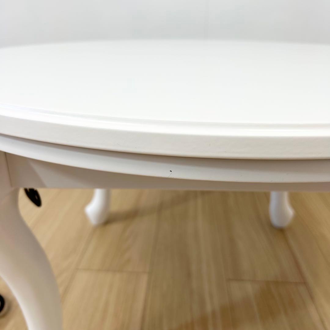 美品❗️ Francfranc こたつ 猫脚テーブル 白 ホワイト