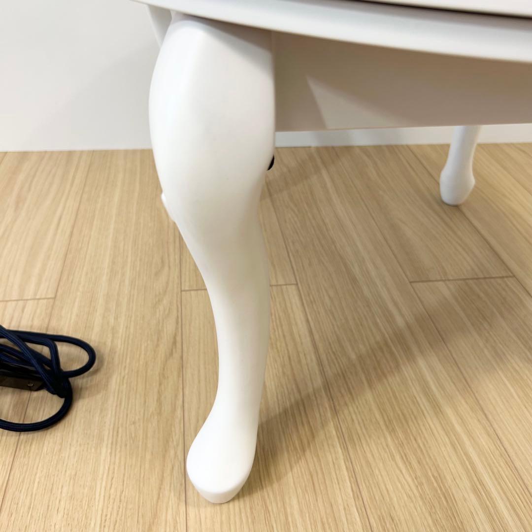 美品❗️ Francfranc こたつ 猫脚テーブル 白 ホワイト